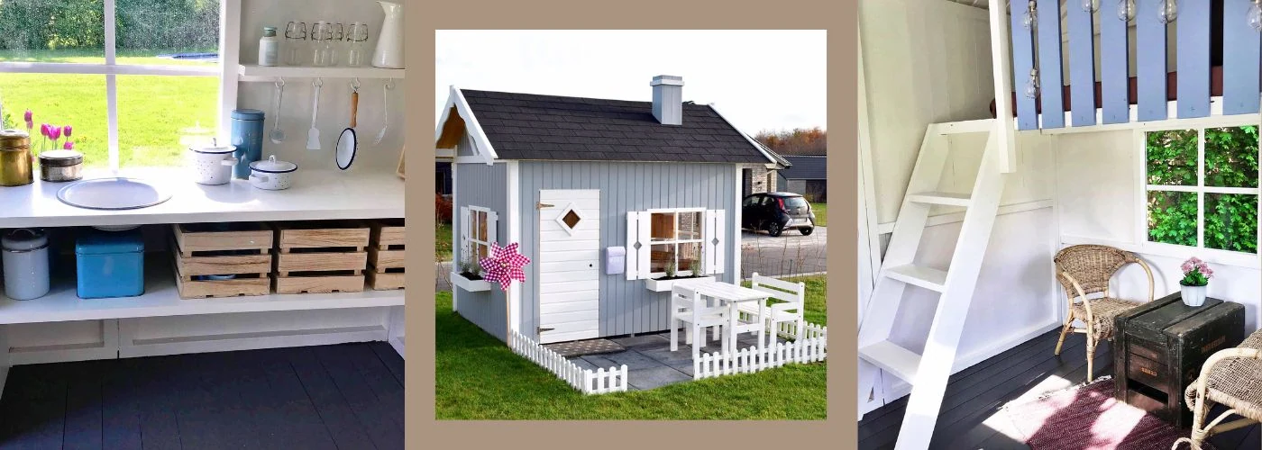 legehus i træ med hems