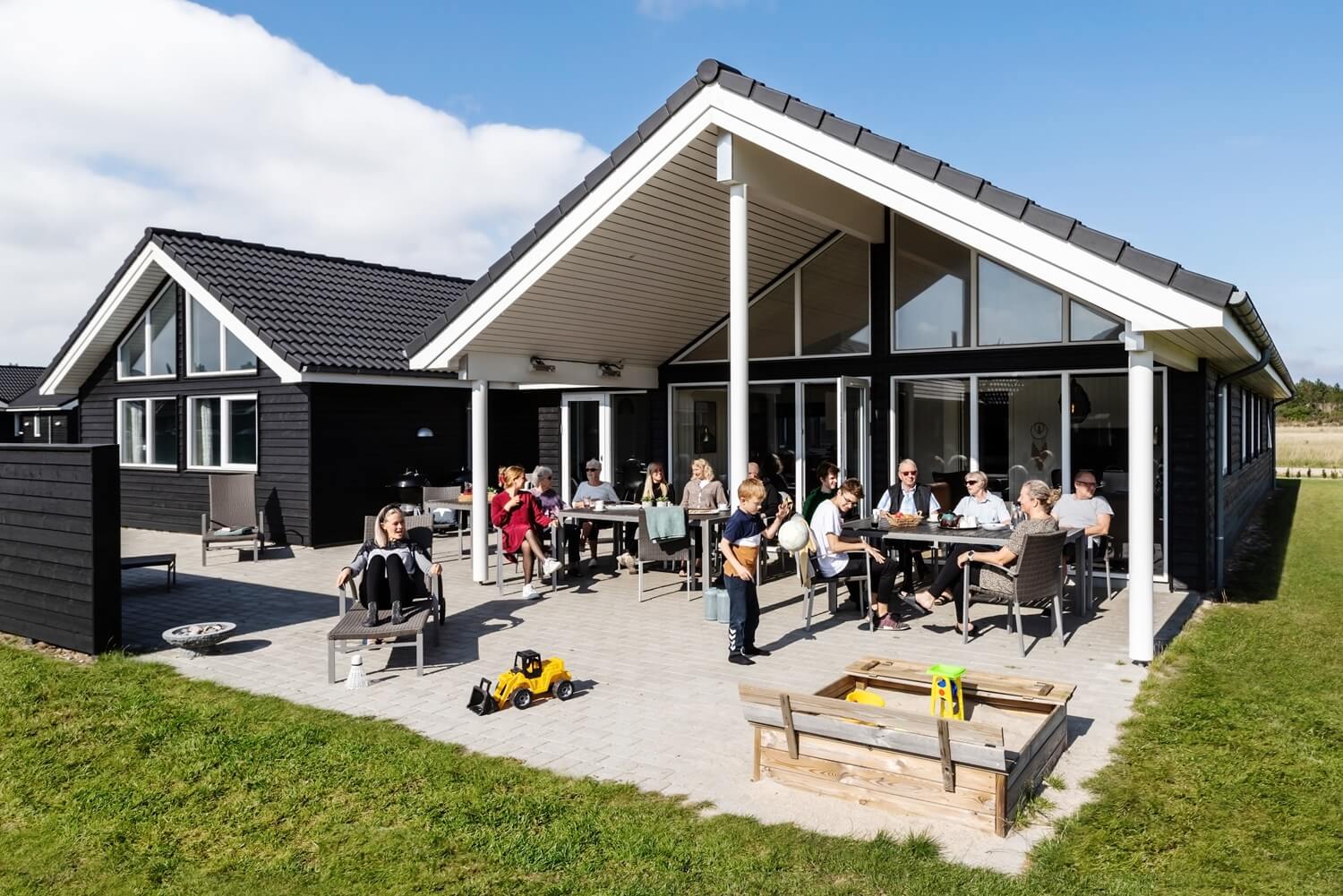 Stort VillaVilla-sommerhus til familie og venner