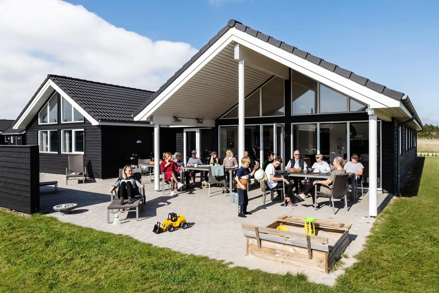 Stort VillaVilla-sommerhus til familie og venner