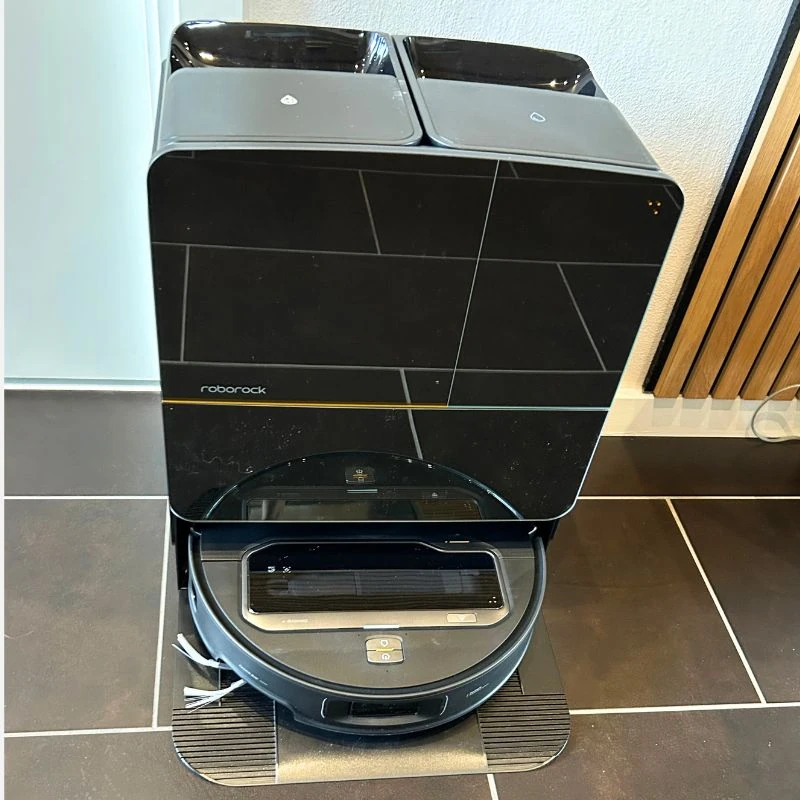 robotstøvsuger med gulvvask